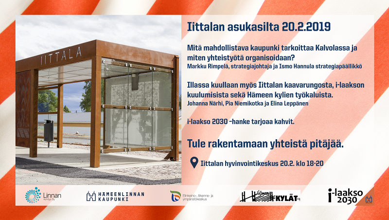 Kutsu Iittalan asukasiltaan 20.2.2019.