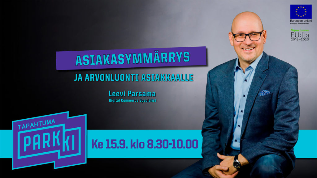 Leevi Parsama kertoon Parkin aamukahveilla asiakasymmärryksestä ja arvonluonnista asiakkaalle